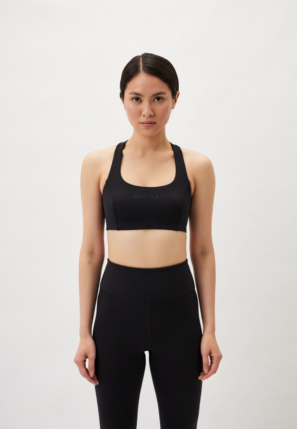 

Топ спортивный Calvin Klein Performance, Черный, WO - Sports Bra Medium Support