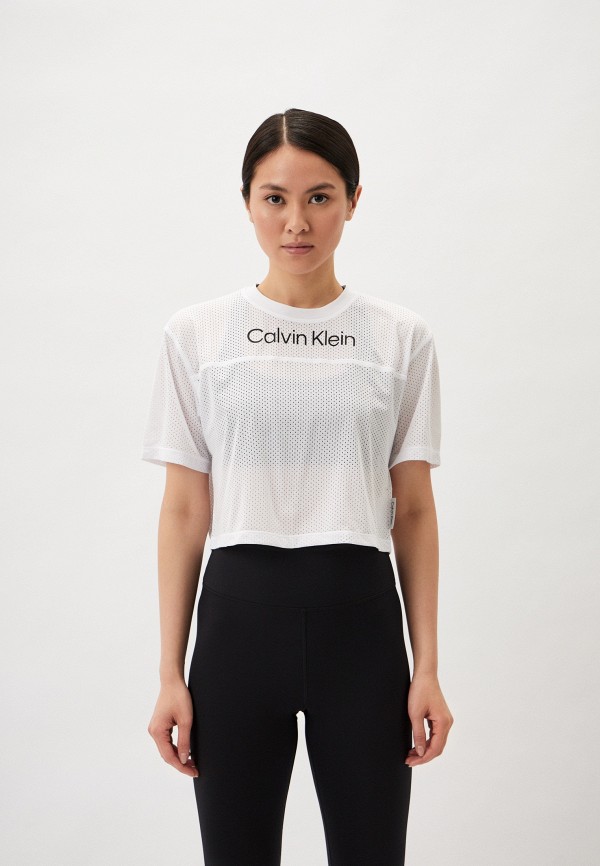

Футболка спортивная Calvin Klein Performance, Белый, PW - SS T-Shirt (Cropped)
