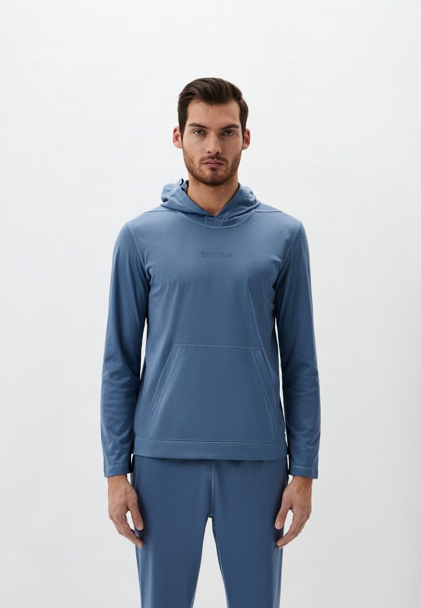 

Худи Calvin Klein Performance, Голубой, WO - SWEAT HOODIE