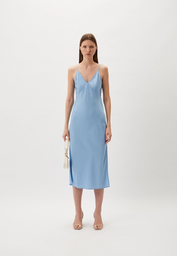 Платье Armani Exchange голубого цвета