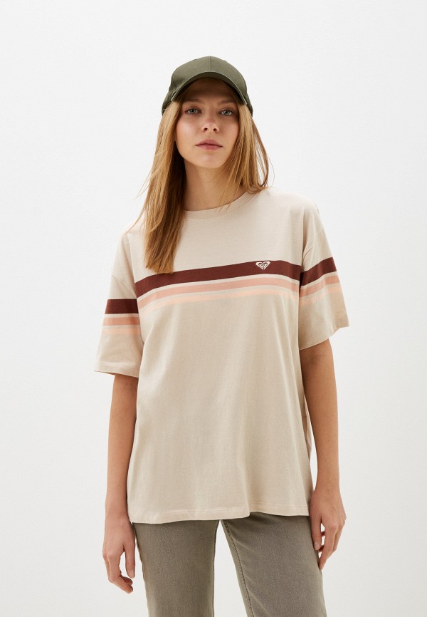 

Футболка Roxy, Бежевый, THECOLORFULBE TEES TEH0