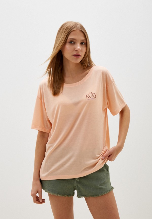 

Футболка Roxy, Коричневый, BEACHBAND TEES MEF0