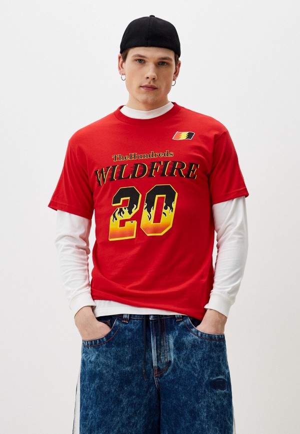 

Футболка The Hundreds, Красный, Wildfire Hockey
