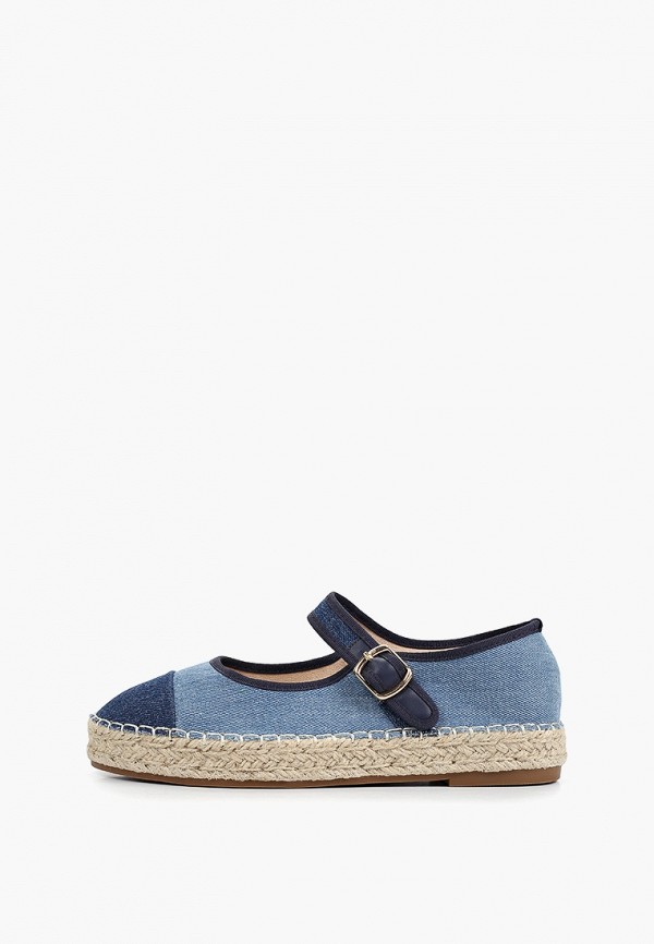 

Эспадрильи Ideal Shoes, Голубой, из денима