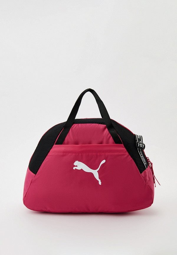 Сумка спортивная PUMA AT ESS Grip Bag. Цвет: фуксия