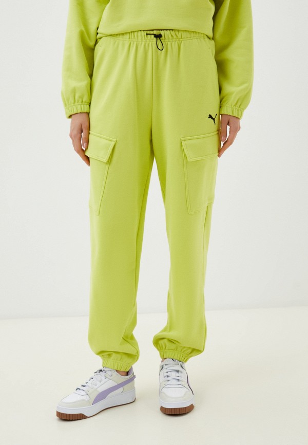 

Брюки спортивные PUMA, Зеленый, Dare To Relaxed Cargo Sweatpants TR