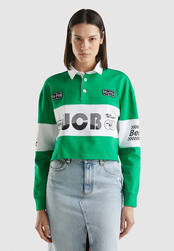 

Поло United Colors of Benetton, Зеленый