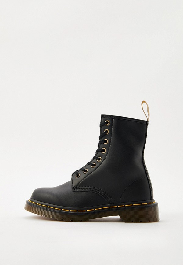

Ботинки Dr. Martens, Черный, Vegan 1460 Black Felix Rub Off