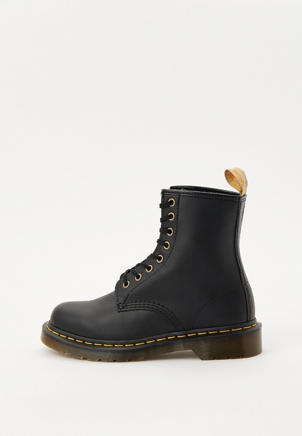

Ботинки Dr. Martens, Черный, Vegan 1460 Black Felix Rub Off
