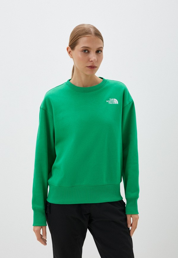 

Свитшот The North Face, Зеленый, W Essential Crew