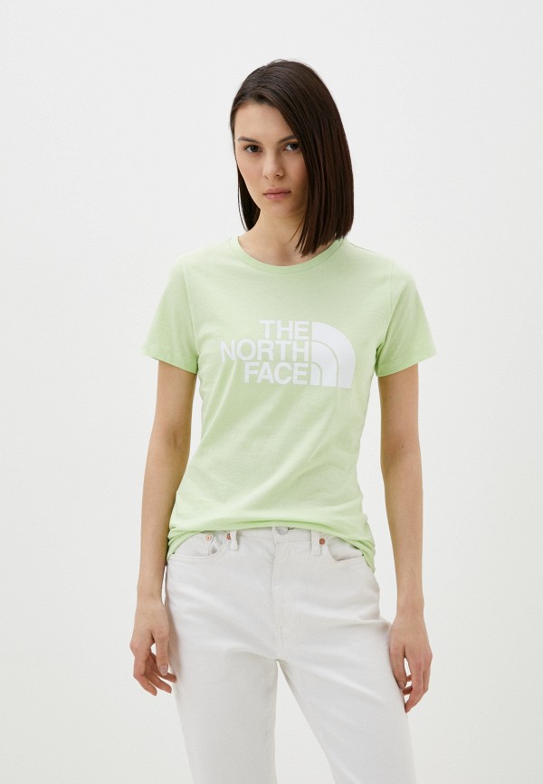 футболка the north face хлопок размер s зеленый Футболка The North Face W S/S Easy Tee