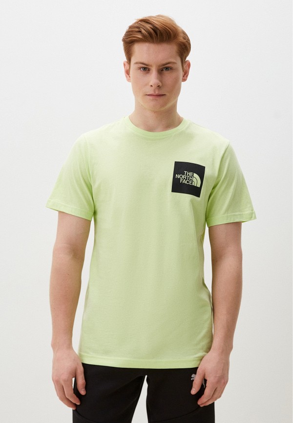 футболка the north face хлопок размер s зеленый Футболка The North Face M S/S Fine Tee