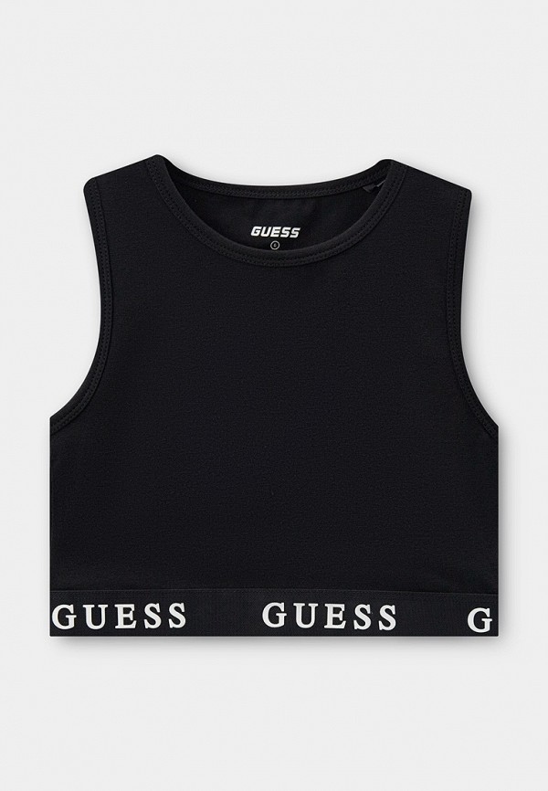 Топ спортивный Guess черного цвета