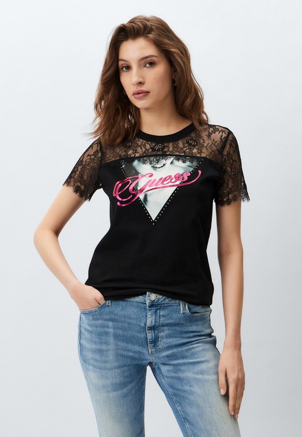 

Футболка Guess, Черный