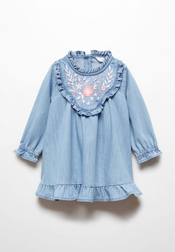 

Платье джинсовое Mango Kids, Синий, DENVER