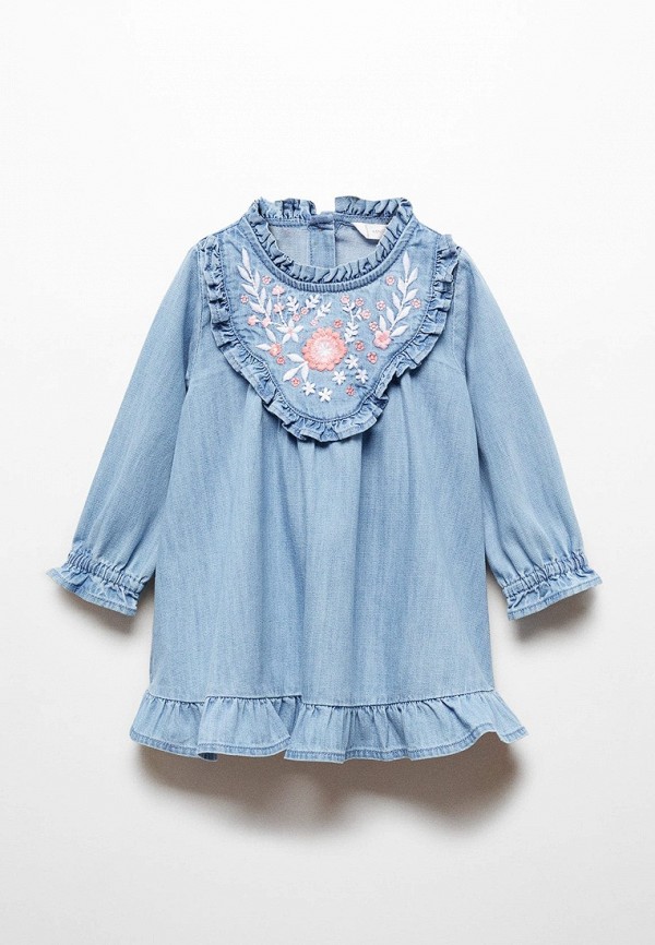 

Платье джинсовое Mango Kids, Синий, DENVER