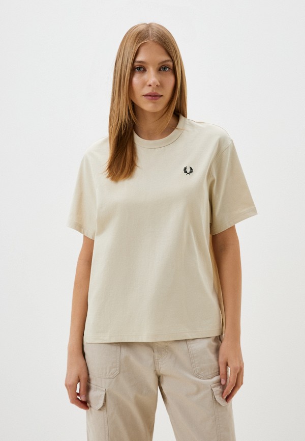 Футболка Fred Perry бежевого цвета