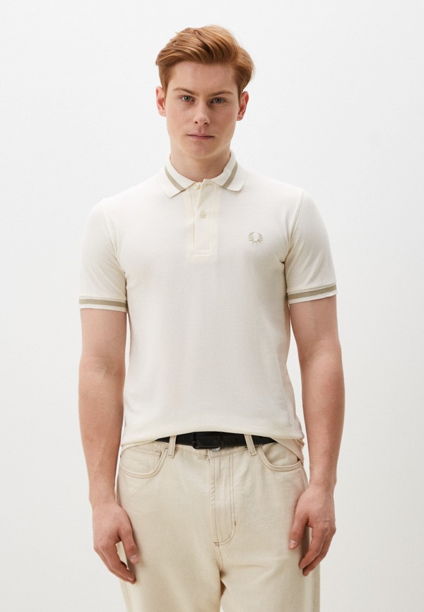 

Поло Fred Perry, Бежевый, SINGLE TIPPED