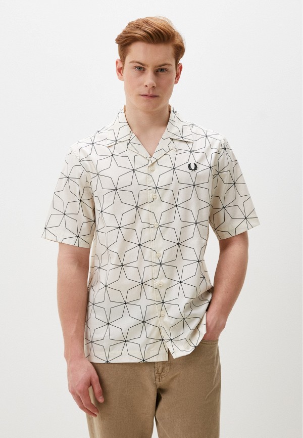 Рубашка Fred Perry GEOMETRIC PRINT REVERE COLLAR