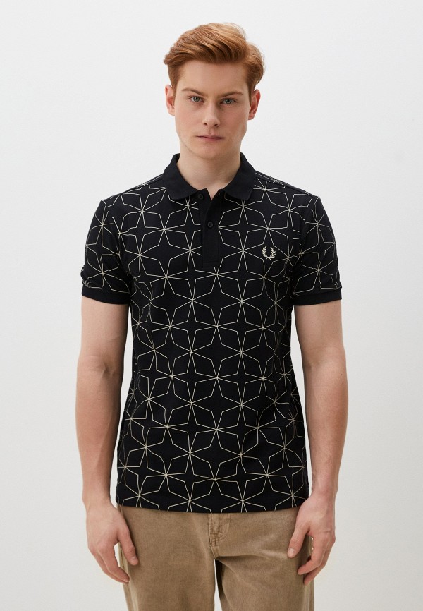 

Поло Fred Perry, Черный, GEOMETRIC