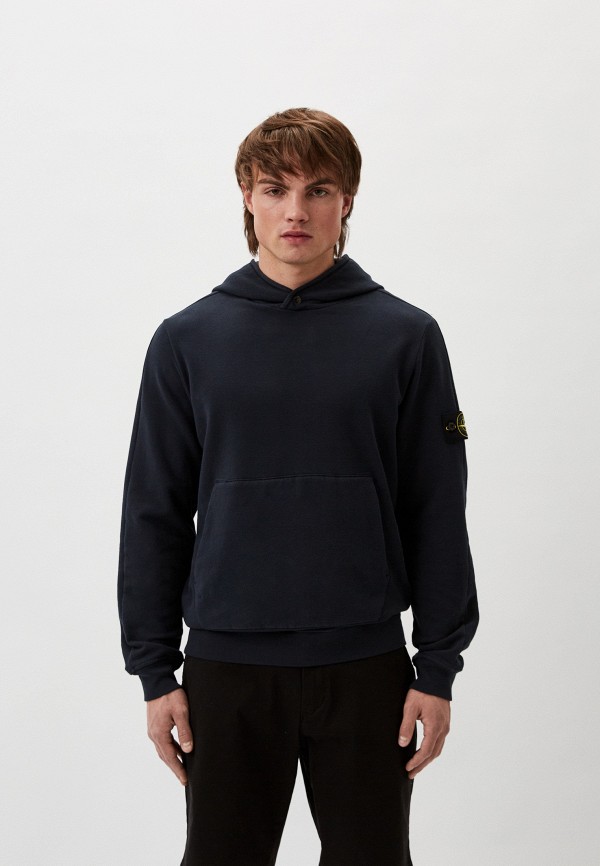 Худи Stone Island синего цвета