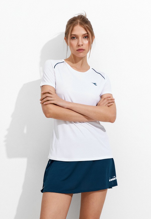 

Футболка спортивная Diadora, Белый, L. SS T-SHIRT TENNIS