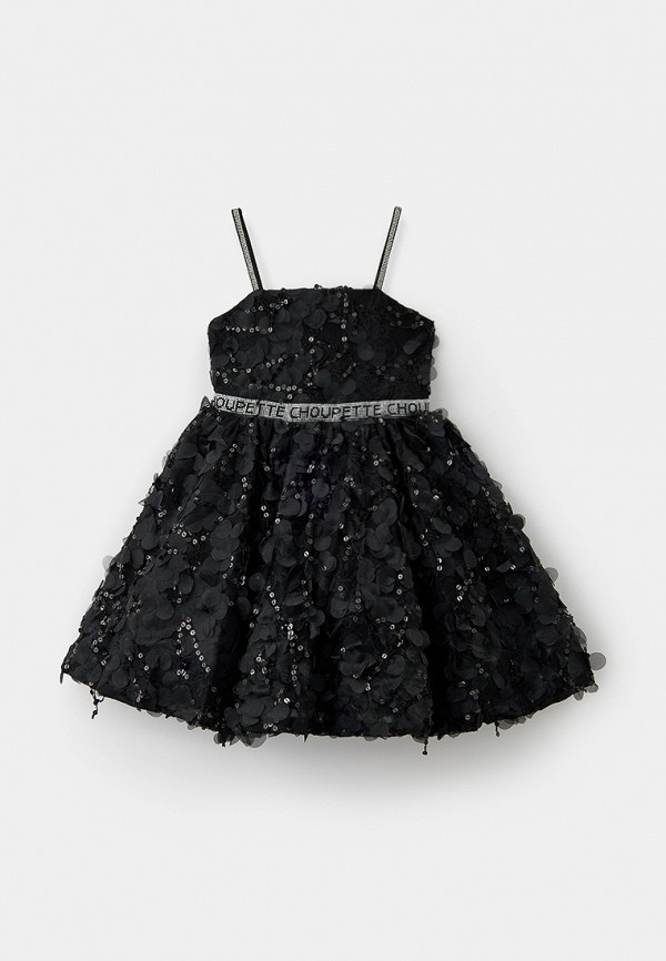 Платье Choupette черного цвета