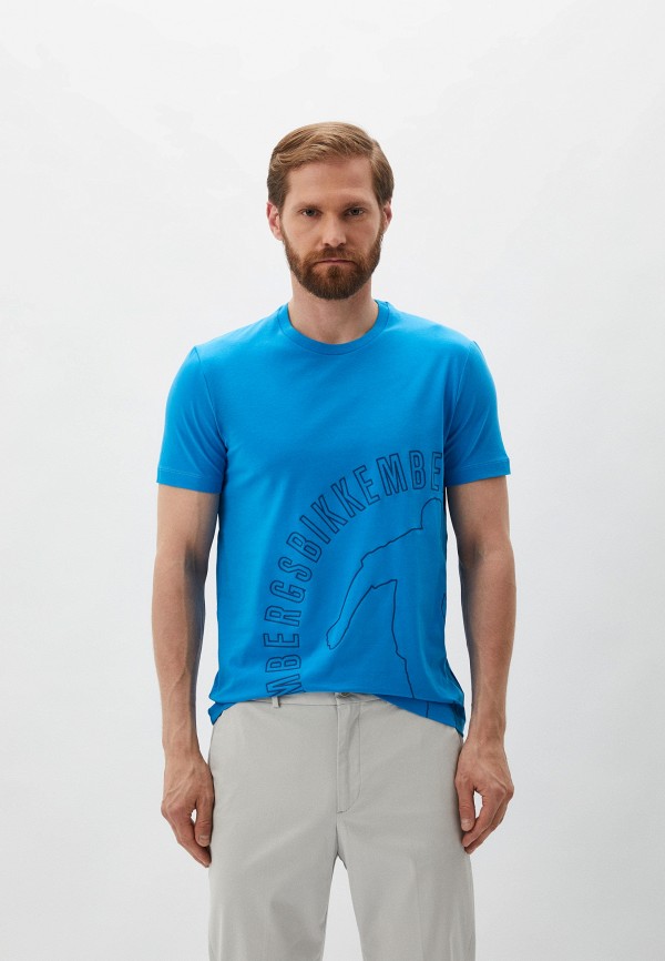 

Футболка Bikkembergs, Голубой