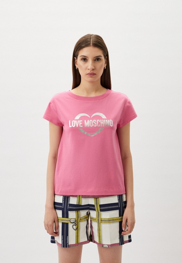 

Футболка Love Moschino, Розовый