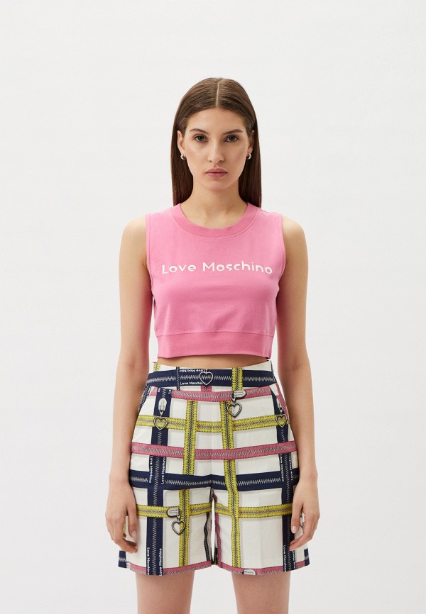 

Майка Love Moschino, Розовый