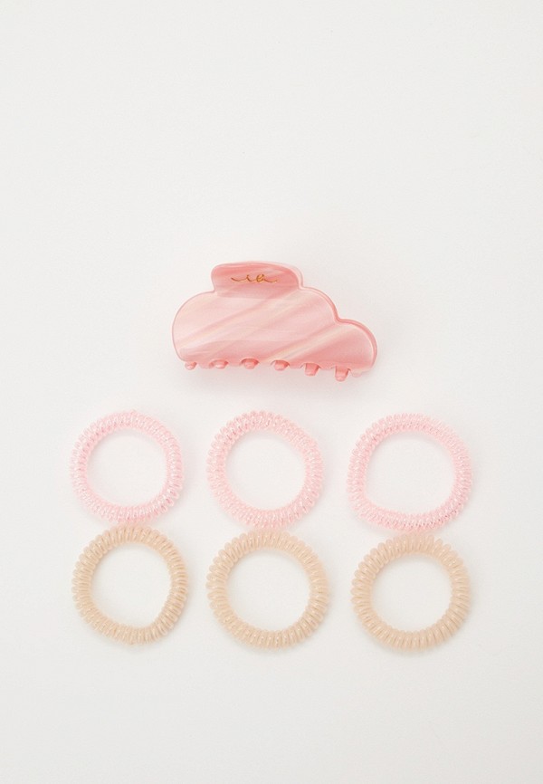 

Резинки 6 шт. и заколка-краб invisibobble, Розовый, CloudPop