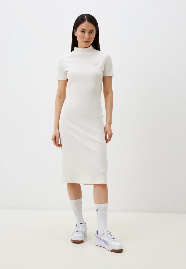 

Платье PUMA, Бежевый, CLASSICS Ribbed Dress