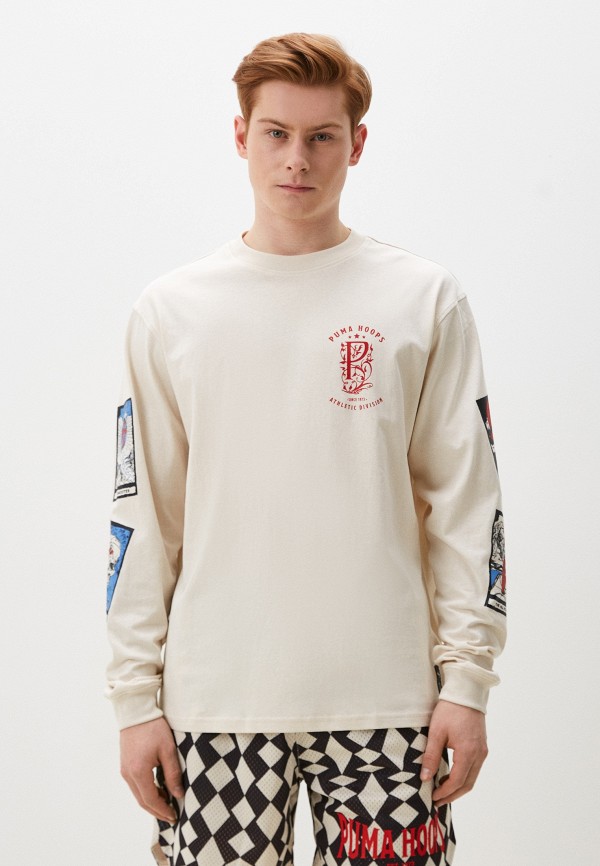 

Лонгслив PUMA, Бежевый, Lamoda Online Exclusive In Your Cards LS Tee