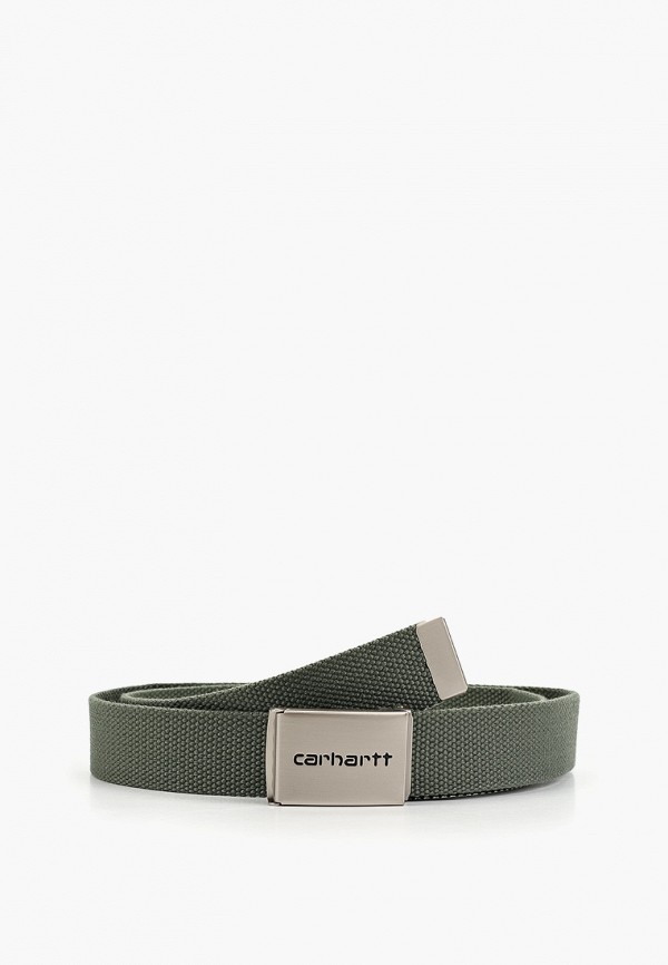 

Ремень Carhartt WIP, Хаки, Clip Belt Chrome