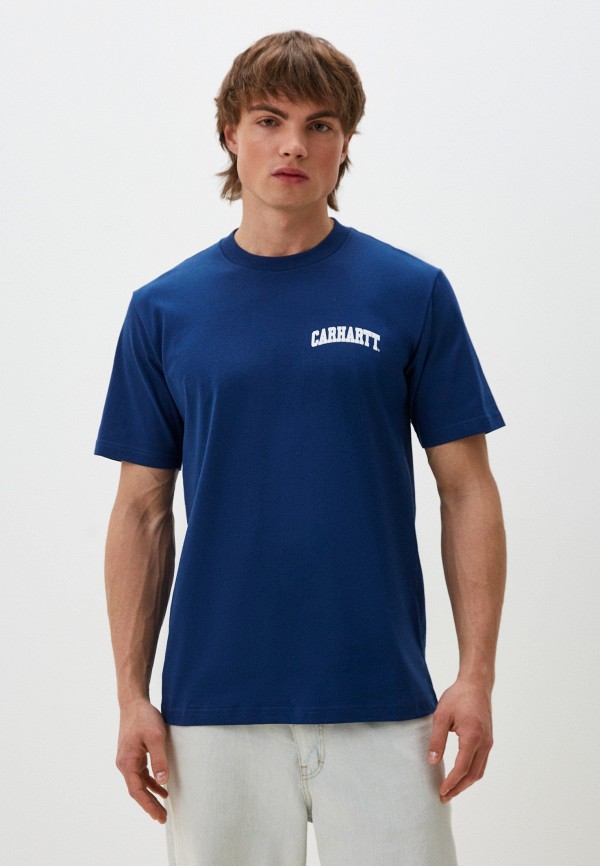 

Футболка Carhartt WIP, Синий, University Script