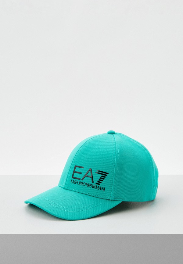 

Бейсболка EA7, Бирюзовый, TRAIN CORE U CAP LOGO