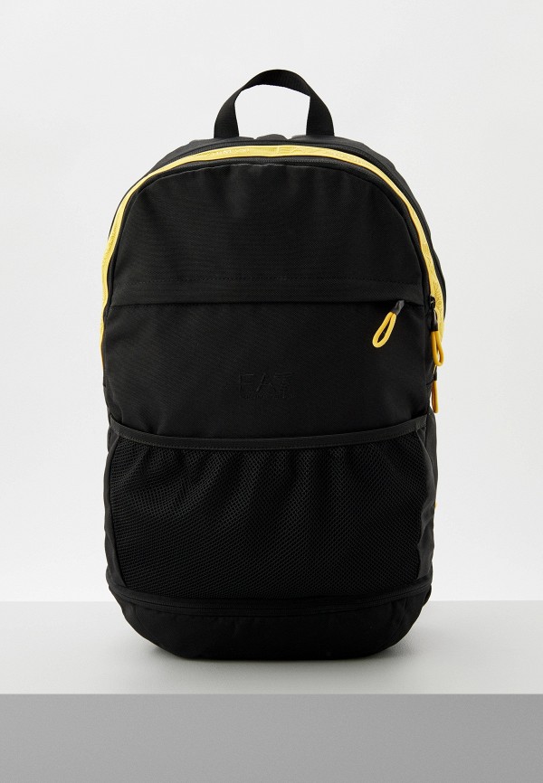 

Рюкзак EA7, Черный, TRAIN LOGO SERIES M TAPE BACKPACK