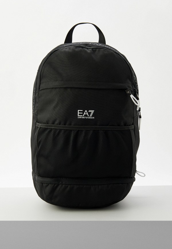 

Рюкзак EA7, Черный, TRAIN LOGO SERIES M TAPE BACKPACK