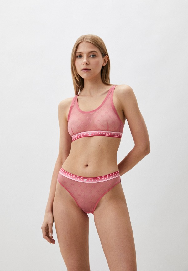 

Бюстгальтер и трусы Emporio Armani, Розовый