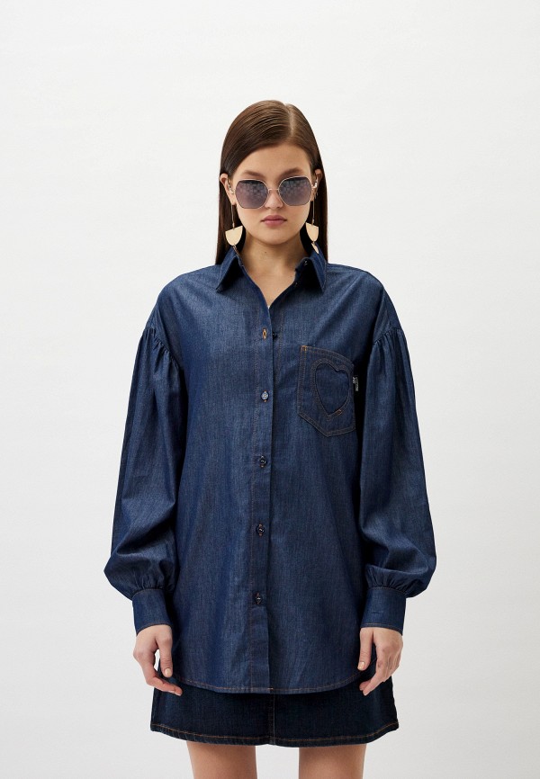 

Рубашка Love Moschino, Синий