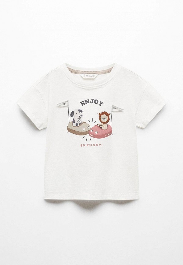

Футболка Mango Kids, Белый, FERIA