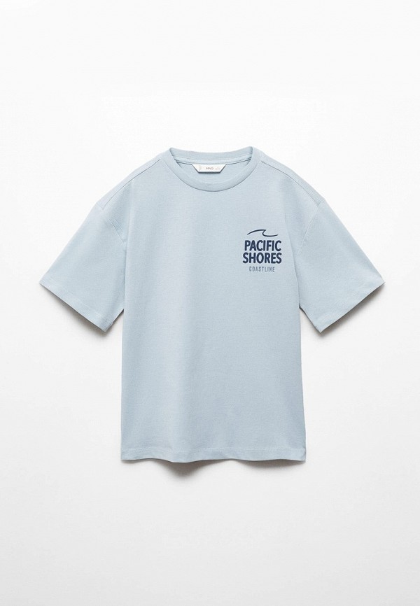 

Футболка Mango Kids, Голубой, NEW