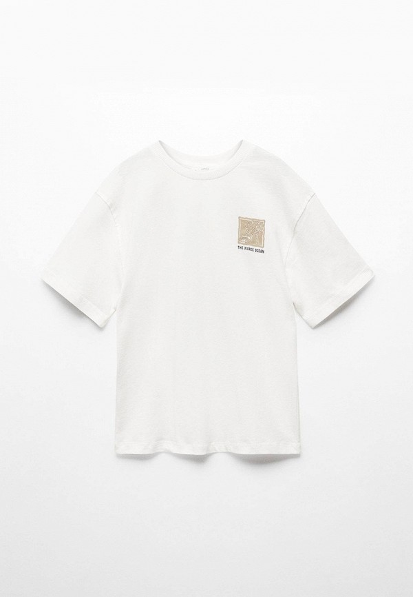 

Футболка Mango Kids, Белый, FIERCE