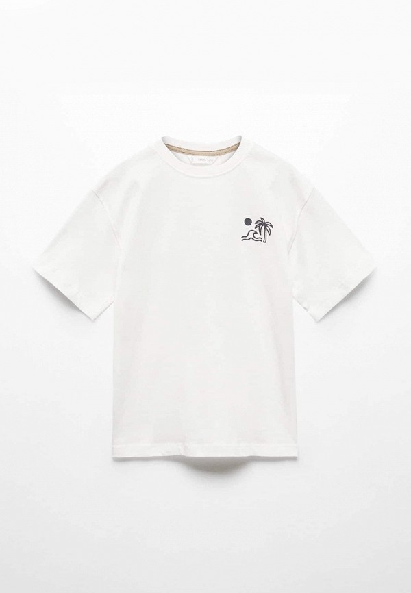 

Футболка Mango Kids, Белый, SOCIETY
