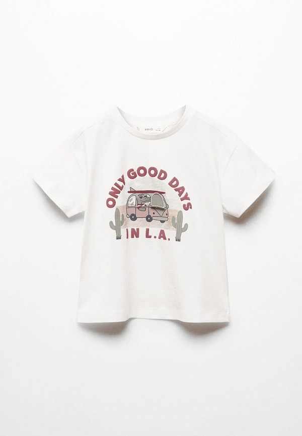 

Футболка Mango Kids, Белый, ONLY