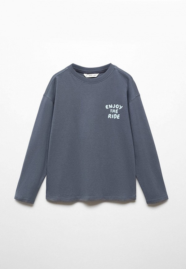

Лонгслив Mango Kids, Серый, JOURNEY
