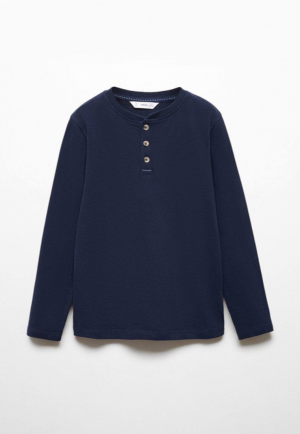 

Поло Mango Kids, Синий, HENLEY