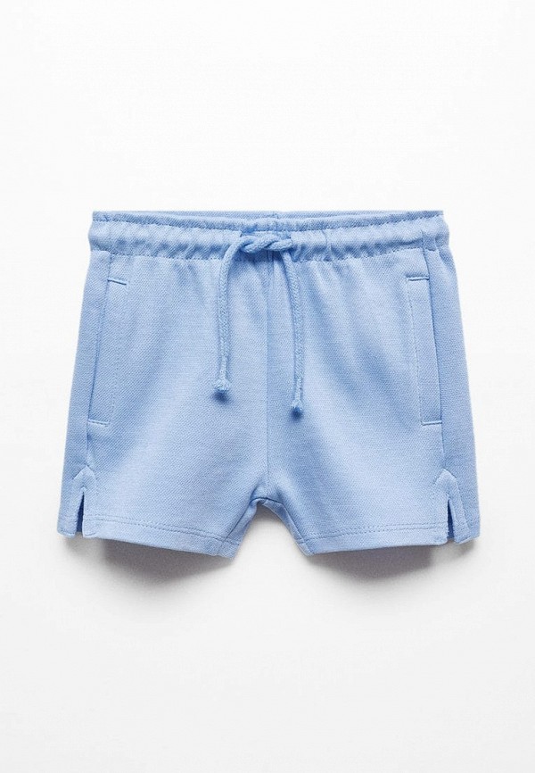 

Шорты спортивные Mango Kids, Голубой, PIQUE
