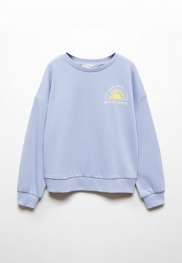 

Свитшот Mango Kids, Голубой, GOLDEN