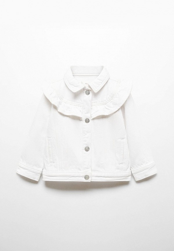 

Куртка джинсовая Mango Kids, Белый, NORMIB